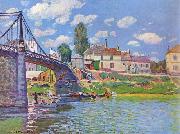 Alfred Sisley Bridge at china oil painting artist